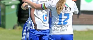 Målfest av Dalhem när Christine gjorde fem av målen