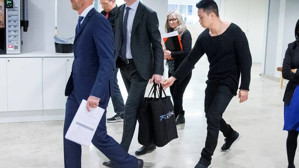 Efter elva rättegåndsdagar tog den stora eko-rättegången slut på fredag. Åklagarna Niklas Jeppsson, tv, och Inga-Lis Adervall yrkade på fängelse för Hyng Nguyen och hans 33-årige broder.