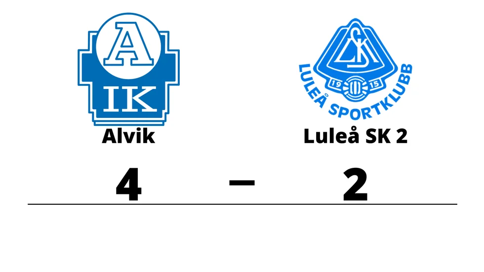 Alviks IK vann mot Luleå SK 2