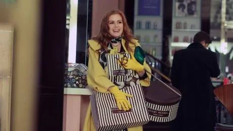 Isla Fisher, också känd som Borat-skådisen Sacha Baron Cohens flickvän, är redigt blek i "En shopaholics bekännelser.                                  Foto: Robert Zuckerman