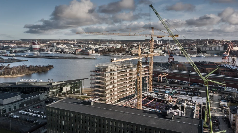 Det är svårt att hitta personal till byggen i Västsverige. Arkivbild.