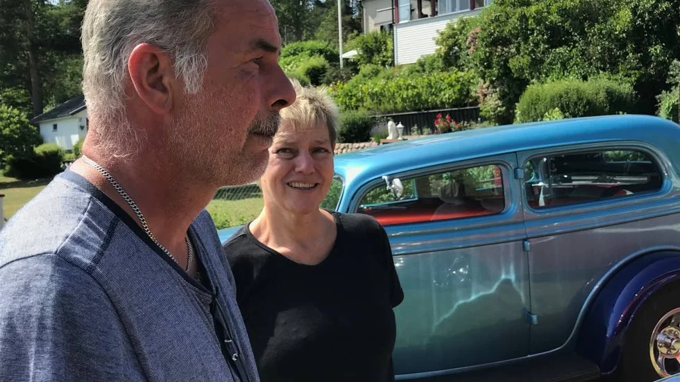 Pelle Edlund och Marie Karlsson från Nävekvarns folketsparkförening gladdes åt intresset för rockabillyfesten.