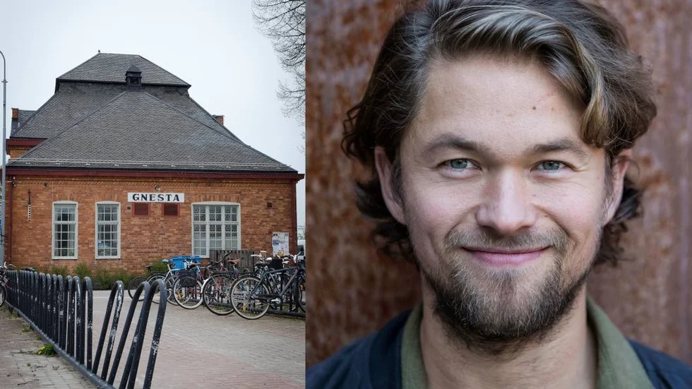 Jakob Oftebro spelar huvudrollen i tv-serien, som spelar in i Gnesta på torsdagen och fredagen.