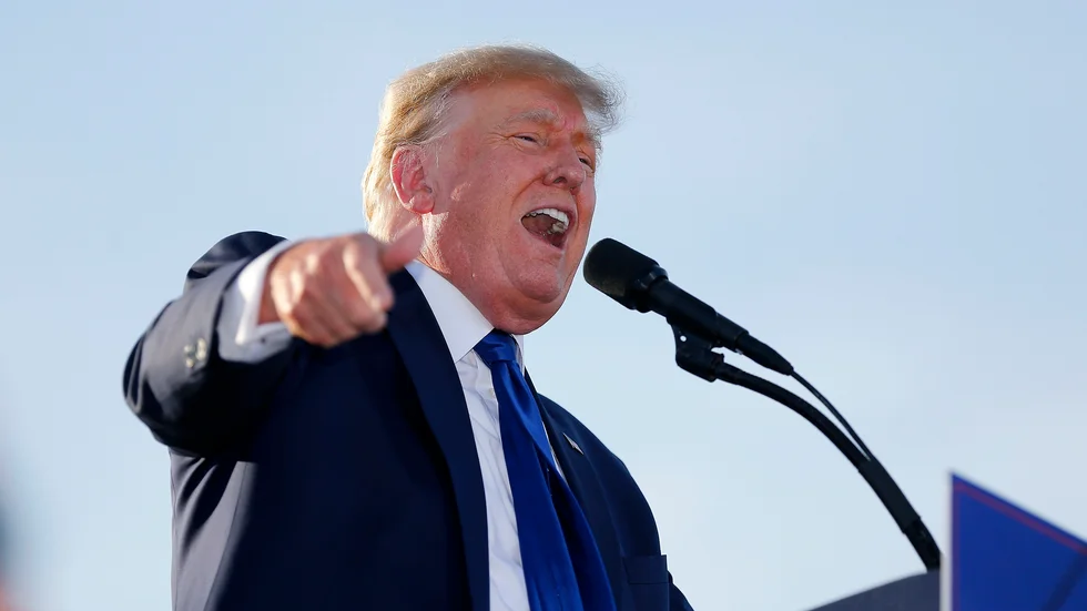 USA:s tidigare president Donald Trump. Arkivbild.