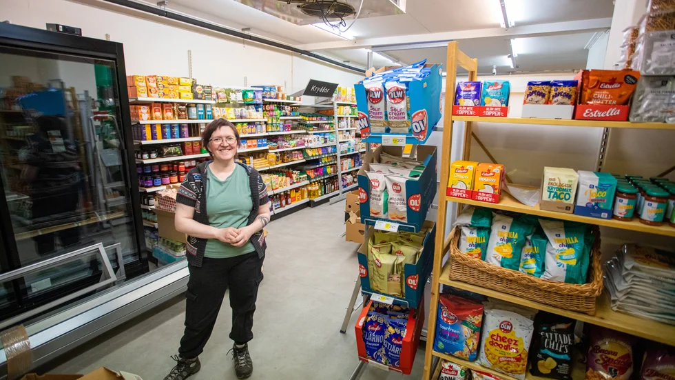 Porjus lanthandel kommer den största delen av veckan vara låst och obemannad. För att handla loggar man in med exempelvis Bank-ID, berättar ägaren Denise Magnusson.