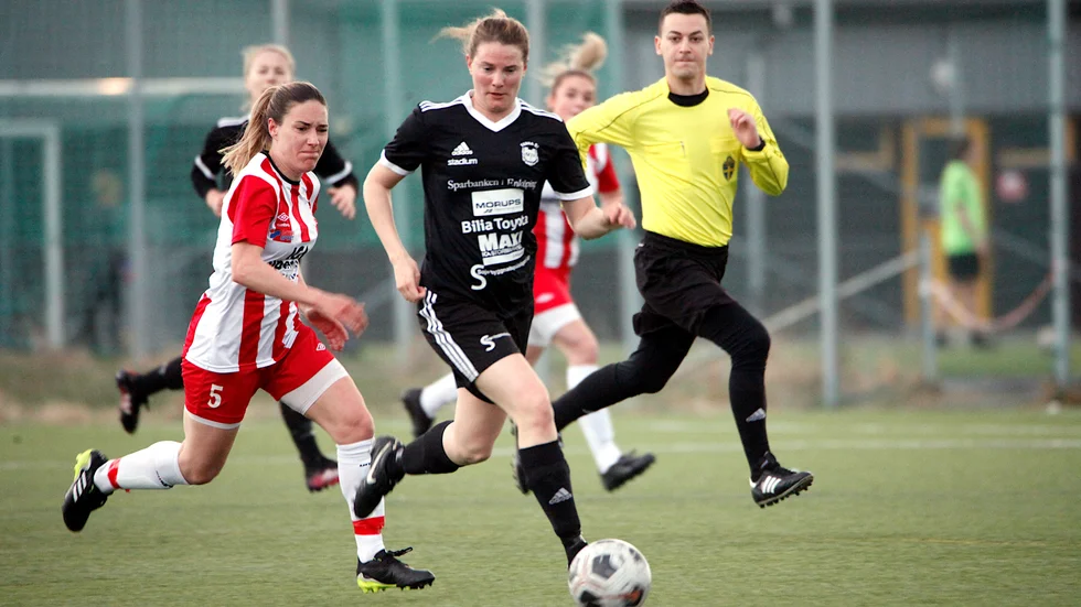 Louise Görling var tillbaka i Fanna i matchen mot Bälinge.