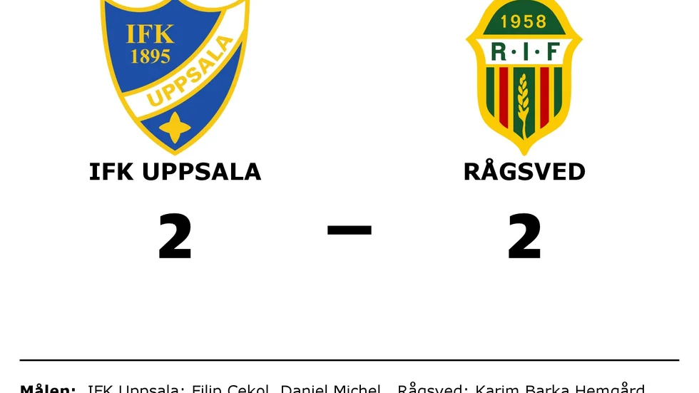 IFK Uppsala spelade lika mot Rågsveds IF