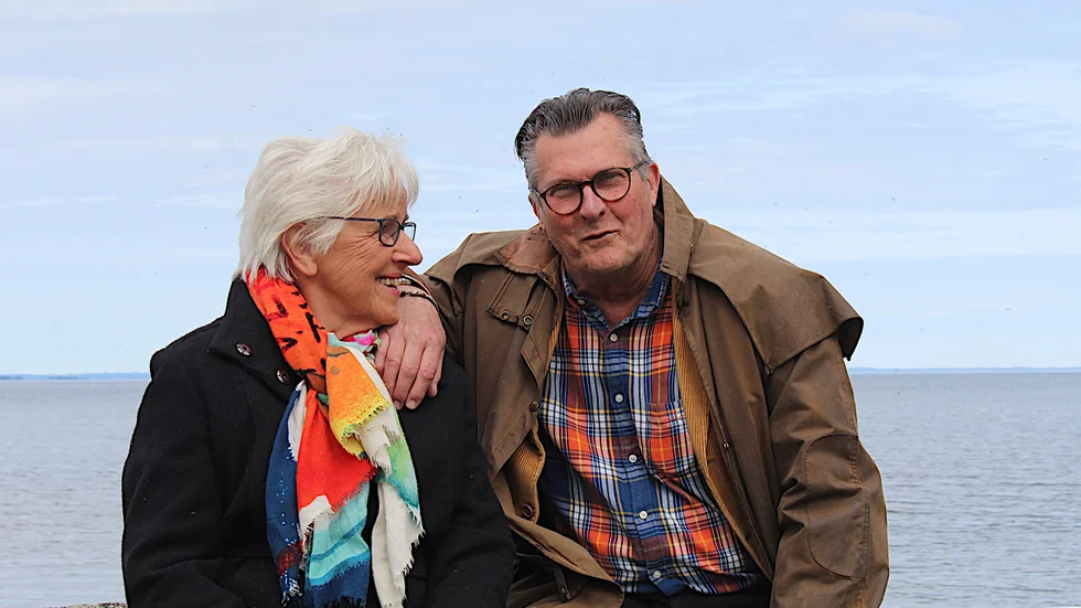 Eivor Folkesson och Tommy Kennberg, Miljöpartiet i Vadstena, har stöttat varandra i Vadstenapolitiken.