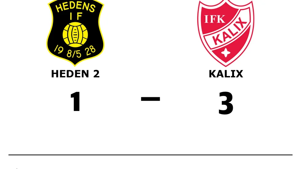 Hedens IF förlorade mot IFK Kalix