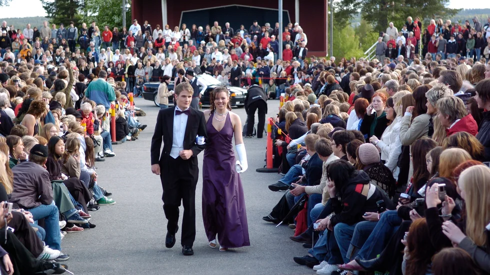 Studentbalen i Skellefteå hålls även i år på Folkparken. Bilden är från arkivet.