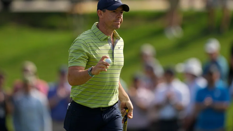 Rory McIlroy, Nordirland, har fått en bra start på PGA-mästerskapen.