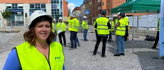 Här bygger de nära 200 bostäder – mitt i stan: "Logistiskt sett är bygget lite av en mardröm"