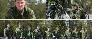 Utmaningen: Nu lämnar värnpliktiga Arvidsjaur på cykel – över hundra mil hem: ”Planen är att komma till Stockholm måndag kväll”