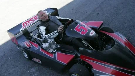 SM-start. Magnus Andersson hoppas på topp-fem i helgens Superkart.