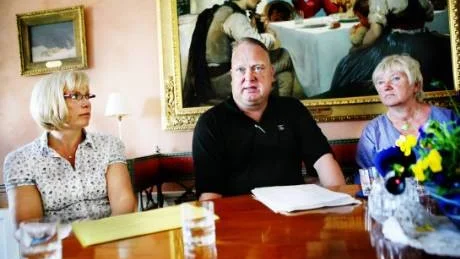 Överens. Kommunstyrelsens ordförande Eva Nypelius, Svenska Kraftnäts generaldirektör Mikael Odenberg samt Landshövding Marianne Samuelsson ser alla ljust på en utveckling av gotländsk vindkraft.Foto: joel nilsson