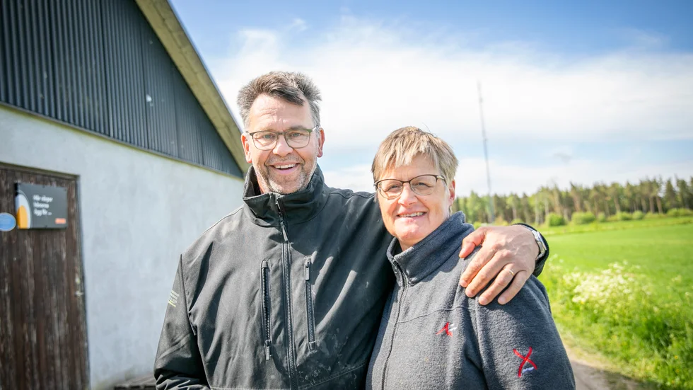 Thomas och Gunilla Björkqvist har varit äggproducenter i nästan 30 år, men i slutet av maj förra året totalförstördes deras nyaste hönshus i en brand. Nu har de, tillsammans med sonen Joakim, startat ett nytt bolag - i byggbranschen. 