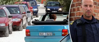 Polisen: Fullständigt trafikkaos vid Blå lagunen – börjar snart bötfälla