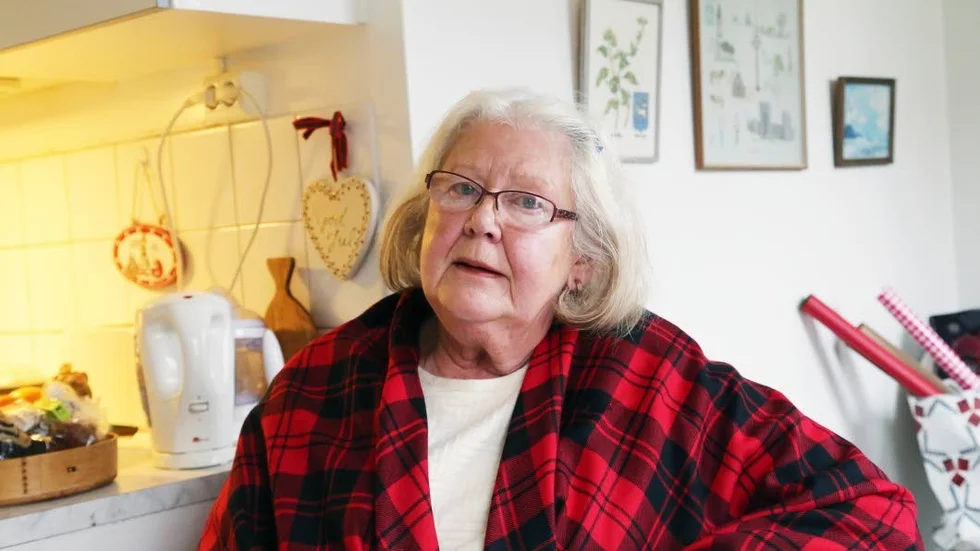 Maya Roos bor i en av lägenheterna som haft problem med värmen.
