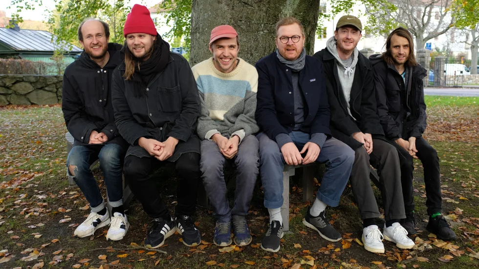 "Vi kan jobba ganska luststyrt och i grund och botten tycker vi om varandra" uppger Åke Olofsson (längst till vänster) som nyckeln till deras fjortonåriga samarbete.