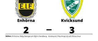 Kvicksund vann efter Filip Kinajis dubbel
