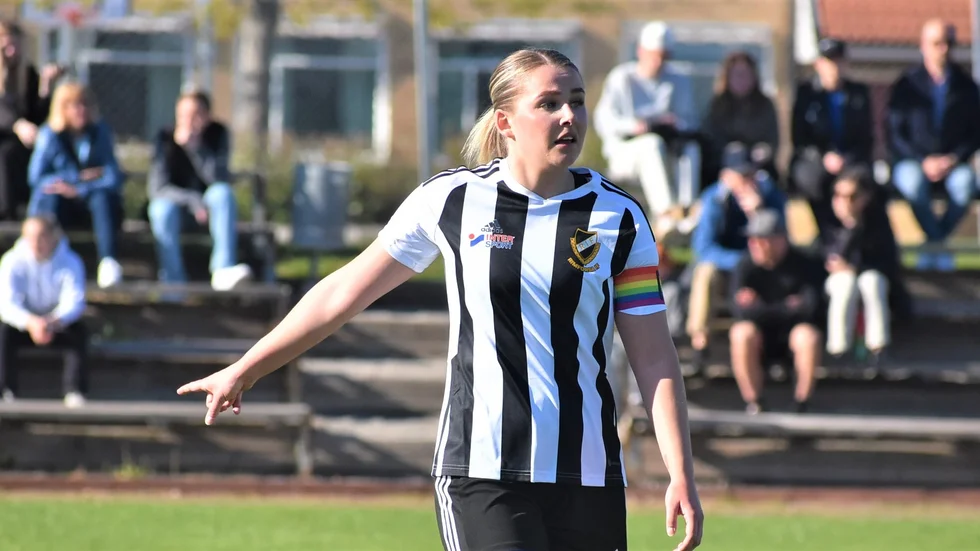 Ea Wessén gjorde Rimforsa IF:s enda mål i förlustmatchen mot Svärtinge.
