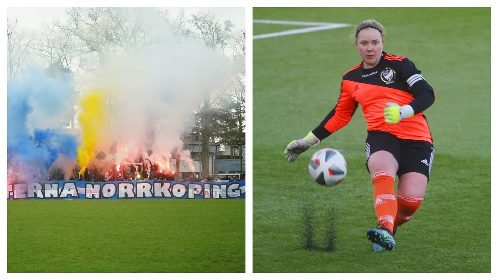 Sofia Hjern trivdes utmärkt borta mot IFK Kalmar i fjol. Hon berättar att det ger en stor dos extra energi när IFK-fansen sluter upp och stöttar laget på plats.