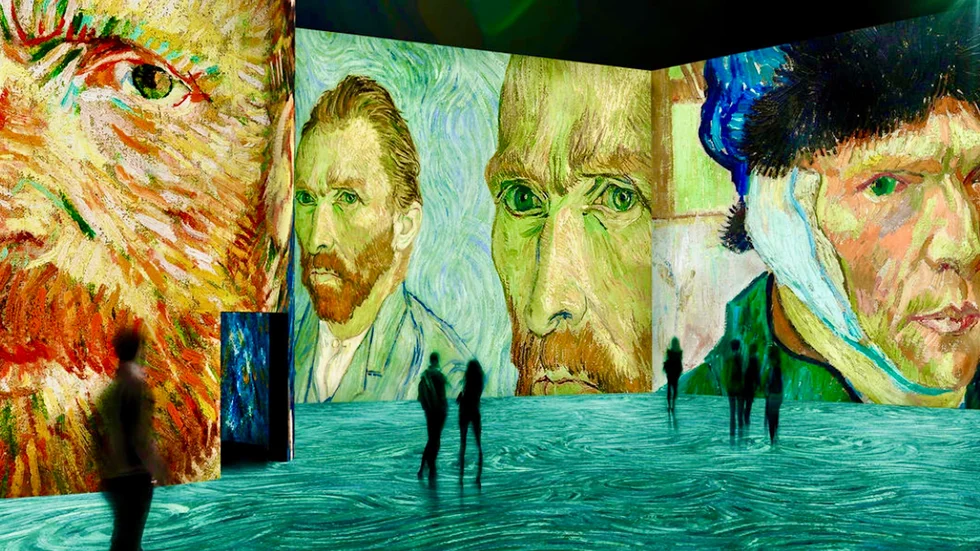 "Van Gogh alive – The experience" visas på Fyrishovsmässan i Uppsala. Pressbild.