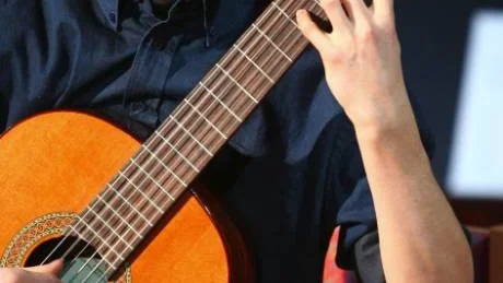 Humlan. Emil Scheid spelade  ett par solostycken. Det mest krävande heter El Abejorro, som betyder humlan.