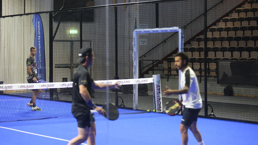 Cayetano Rocafort och Alvaro Cepero tog hem Gotlands första padelturnering på elitnivå.