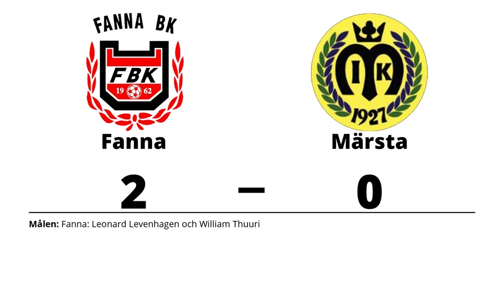 Fanna BK vann mot Märsta IK