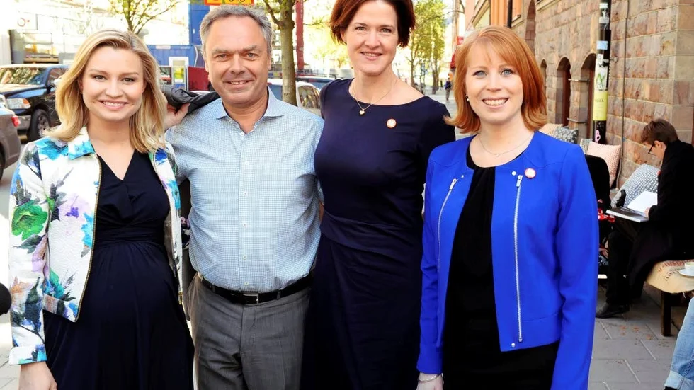 Högerregering nu? Med SD har de fyra borgerliga partiledarna majoritet i riksdagen.