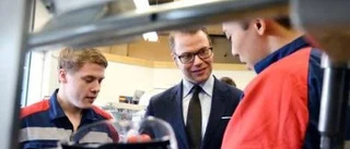 Prinsbesök i Kirunaskola