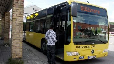 Fria bussresor införs i Jokkmokk i augusti men inte i Gällivare kommun, förrän tidigast år 2000. Fotograf: Marie Ridderström