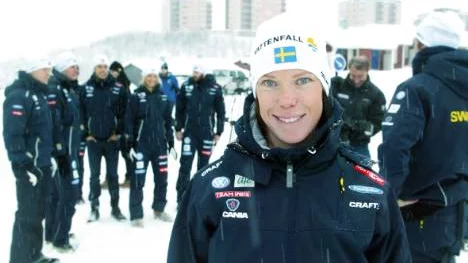 Lina Andersson har haft en motig säsong. Men i helgen slog hon till med en femteplats - trots att hon var matförgiftad.