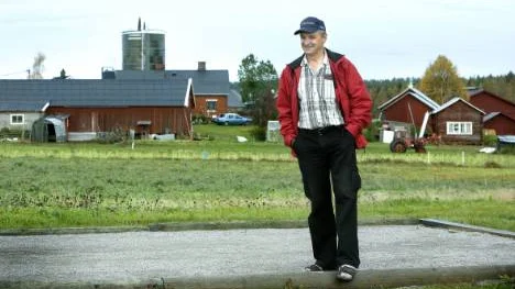 Erland Nilsson i Erlandland. Det är i Råneå älvdal som Landsbygdspartiet har flest anhängare och där har man till och med blivit största parti i vissa valdistrikt.FOTO: Kurt Engström