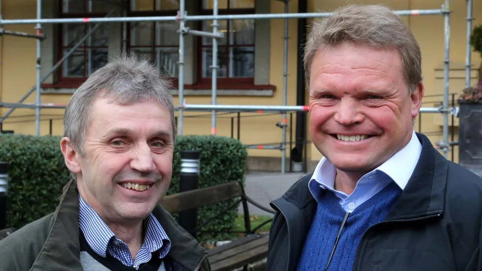 Naturvårdare. Stipendiaterna Peter och Göran Carlsson presenterades vid en presskonferens i stadshuset på torsdagen.