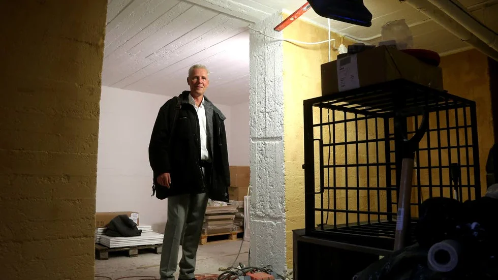 Plats för dryck. I början av januari hoppas Peter Lannesand på Cavarosa att vinkällaren ska stå klar.