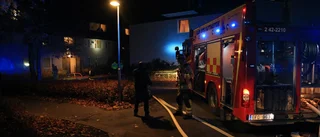 Fyra till sjukhus efter brand