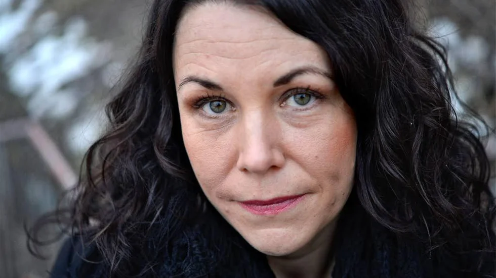 "Jag hoppas den här boken ska bli en ögonöppnare. Antifeminismen i dag är en del av ett alltmer orättvist samhälle", säger Maria Sveland.
Foto: Anders Wiklund/Scanpix