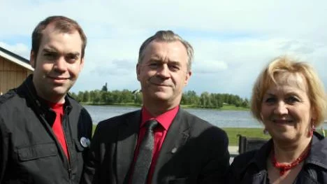 Haparandaborna bjöds på tal av Fredrik Lund, Sven-Erik Bucht och Gunnel Simu under lördagen.