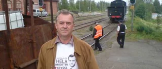 Ångtåg stoppat vid finska gränsen