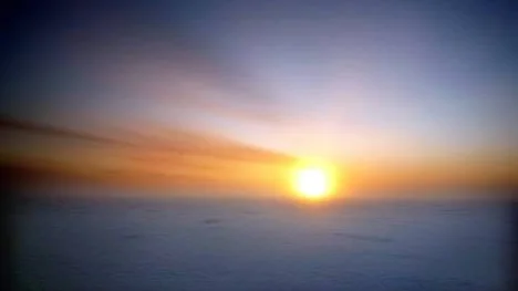Vintersolståndet i Luleå skärgård.