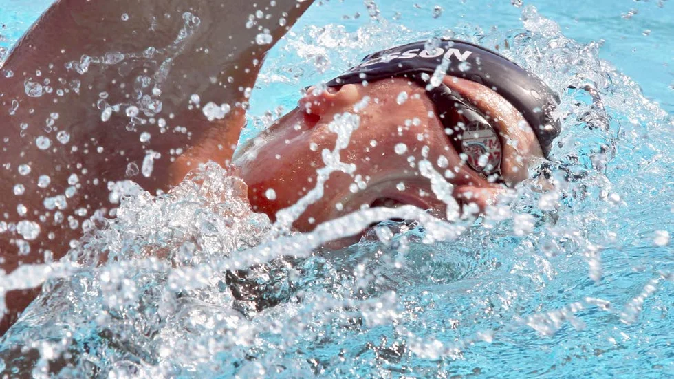 Oscar Ekström avslutade SM med ett guld. HALMSTAD 20110628
Inför SM i simning.
Bilden: Oscar Ekström, LASS.
Bild Jeppe Gustafsson
