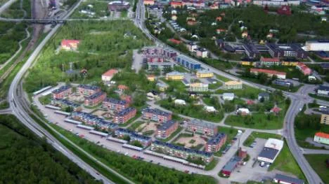 Det är det här området som ska omvandlas till gruvstadspark i Kiruna.FOTO: THOMAS NYLUNDFOTO: Thomas Nylund