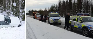 Polis jagade ungdomar i bil