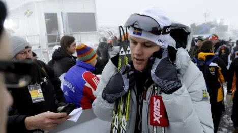 Jesper Modin deppade efter sjundeplatsen. foto: pär bäckström