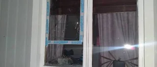 Villaägare vaknade i glassplitter