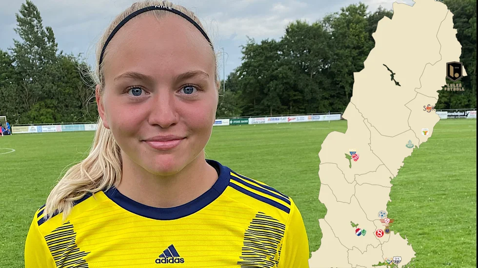 Selma Åström ser fram emot Luleå Fotbolls utmaning i nya division 1, där motståndarna ligger utspridda över landet.