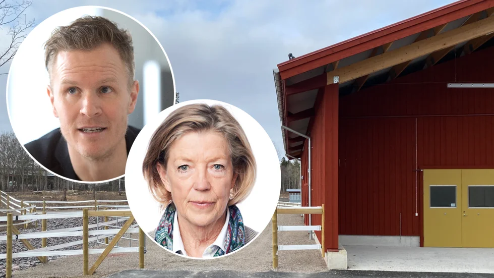 Näringslivschef Ola Pettersson och Maud Wachtmeister (KD), ledamot i kommunstyrelsens näringslivs- och arbetsmarknadsutskott.