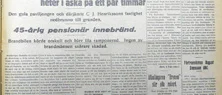 Polsk riksdag föregick brandutryckning